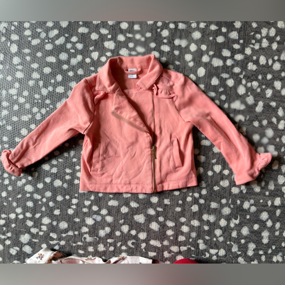 Janie and Jack Coral Pink Jacket - Size 2